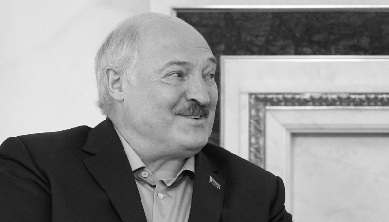 Belarus' President Alexander Lukashenko at the Constantine Palace in Strelna, outside Saint Petersburg, on 23 July 2023. 