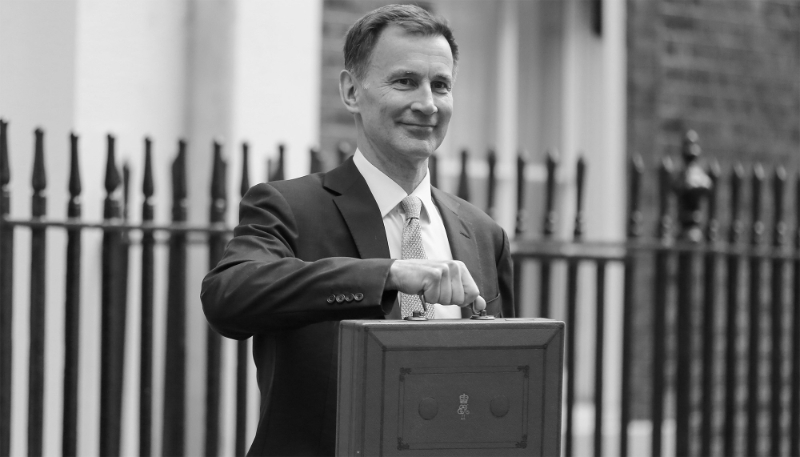 The British Chancellor Jeremy Hunt, London, 6 March 2024. 