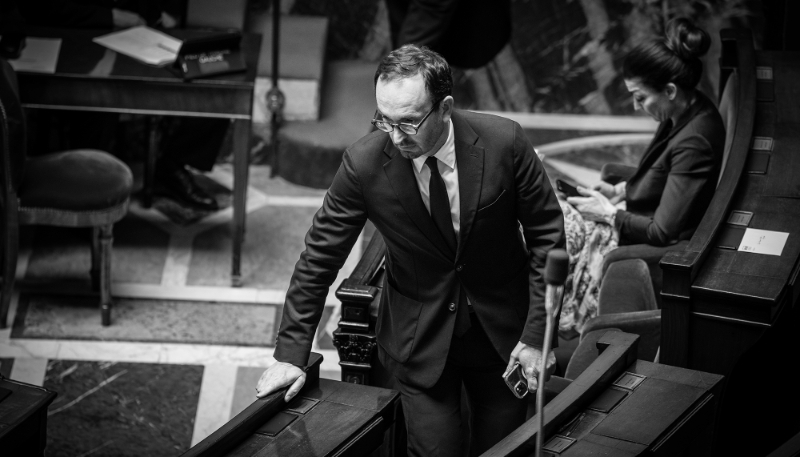 Thomas Cazenave, French minister delegate for public accounts, at the National Assembly on 3 June 2024.