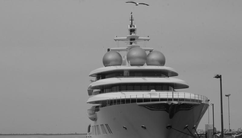 The yacht Amadea, seized by the US in the Fiji Islands as part of the sanctions on Russia following its invasion of Ukraine in February 2022.