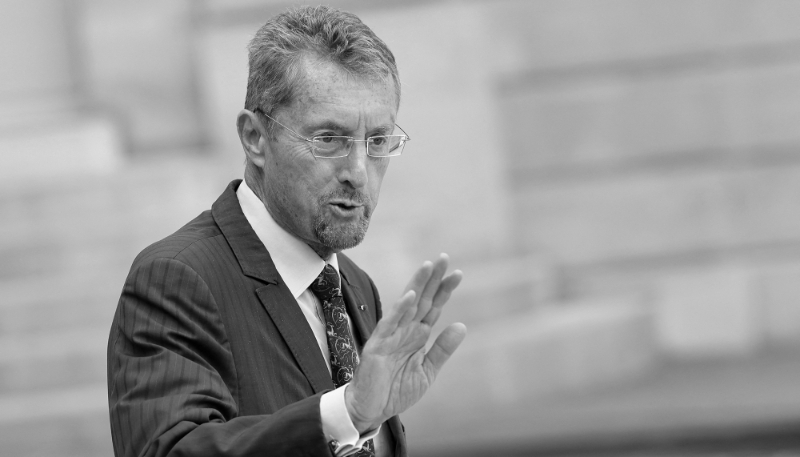 Bernard Bajolet, former head of France's DGSE, at the Elysee Palace in Paris, 1 September 2022.