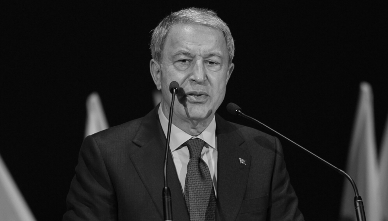 Turkish Defence Minister Hulusi Akar.
