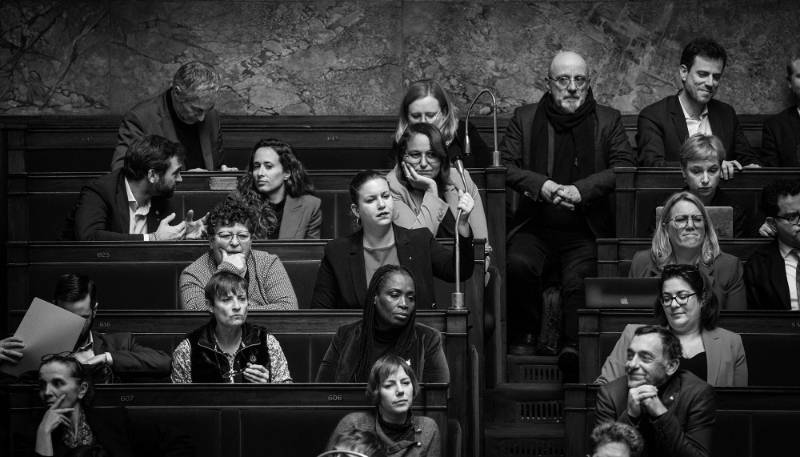 MPs from La France Insoumise (LFI) group at the National Assembly.