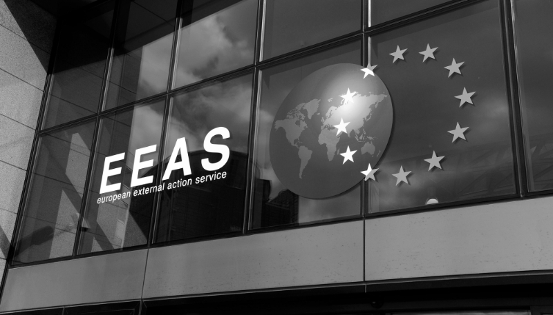 The European External Action Service (EEAS) in Brussels. 