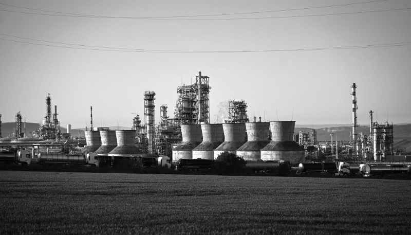 The Lukoil Neftohim oil refinery near Burgas, Bulgaria, 9 April 2024.