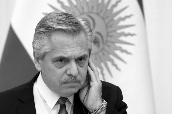 Argentine President Alberto Fernandez.